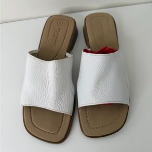 Montego Bay Club White Slide Sandals